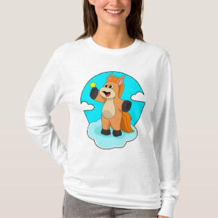Camiseta Caballo con nubes