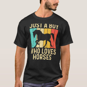 Camiseta Caballo Cool Para Niños Cabalgata De Caballos Carr