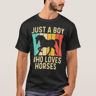 Camiseta Caballo Cool Para Niños Cabalgata De Caballos Carr