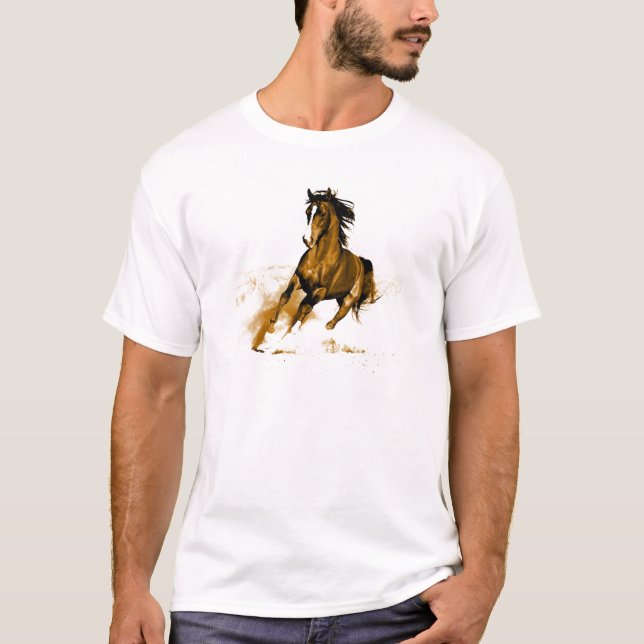 Camiseta Caballo corriendo (Anverso)