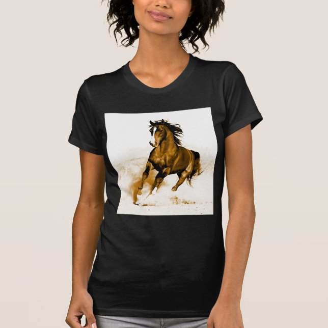 Camiseta Caballo corriendo (Anverso)