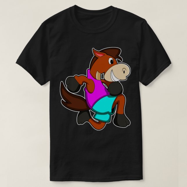 Camiseta Caballo corriendo (Diseño del anverso)