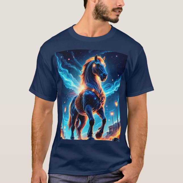 Camiseta Caballo cósmico (Anverso)