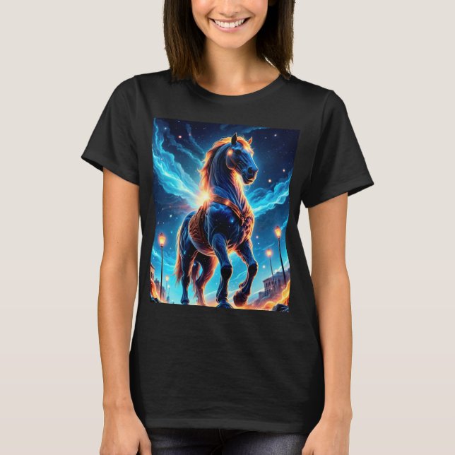 Camiseta Caballo cósmico (Anverso)
