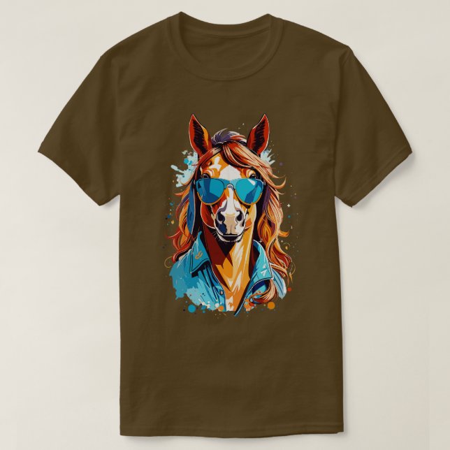 Camiseta Caballo Cute (Diseño del anverso)