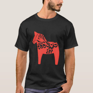 Camiseta Caballo Dala Dalarna Sueco Suecia Sverige