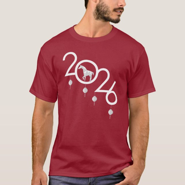 Camiseta Caballo de Año Nuevo Chino 2026 (Anverso)