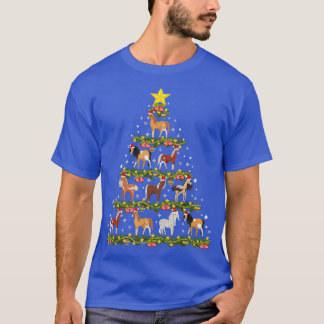 Camiseta Caballo de árbol de Navidad Caballo Navidad Orname