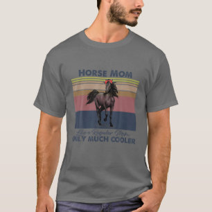 Camiseta Caballo de Bandana, madre de caballo, caballo en e
