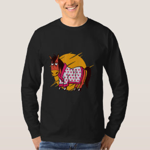 Camiseta Caballo de Bañera Caballo Silhouette Bath Horse