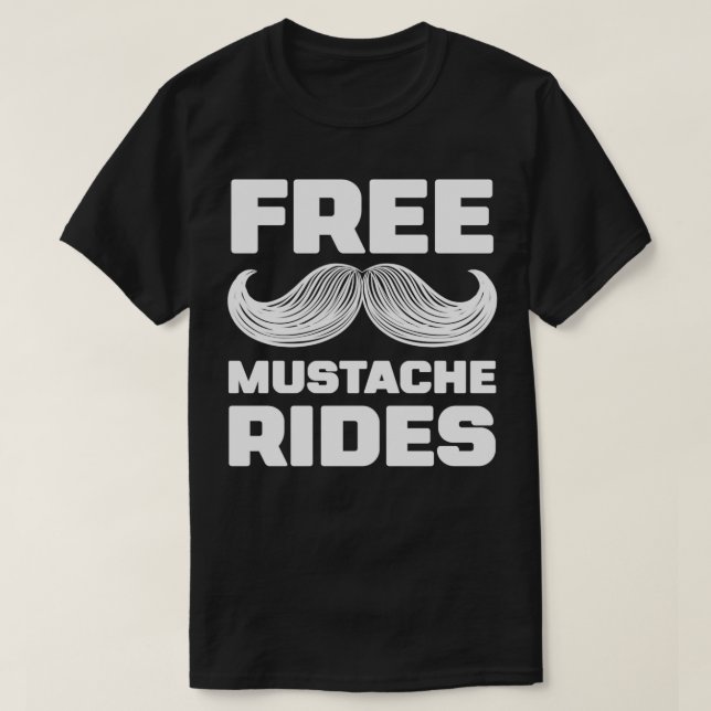 Camiseta Caballo de barba libre de bigote 2 (Diseño del anverso)