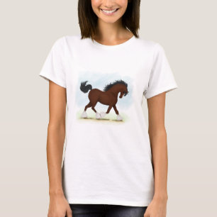 Camiseta Caballo de Bay Clydesdale