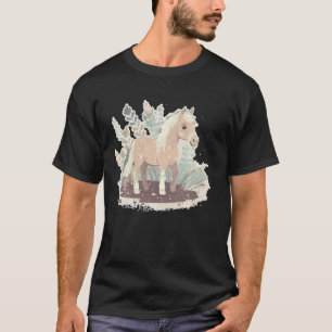 Camiseta Caballo de bebé lindo en niños y niños a caballo