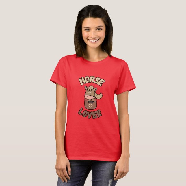 Camiseta Caballo de bolsillo (Anverso completo)