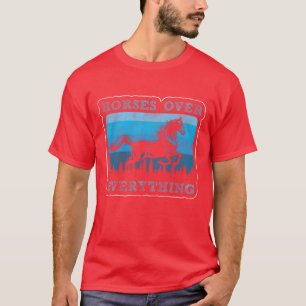 Camiseta Caballo de caballo Lover Mustang Stables muchacho