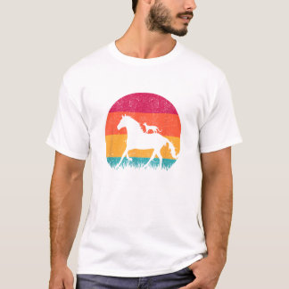 Camiseta Caballo de caballos montando un gato montado Cabal