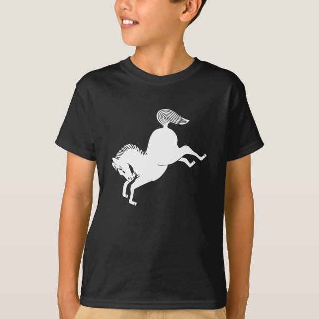Camiseta Caballo de carreras (Anverso)