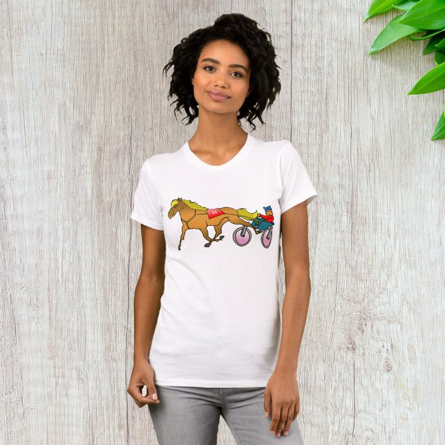 Camiseta Caballo de carreras con conductor (Subido por el creador)