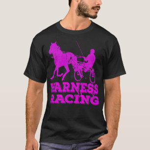 Camiseta Caballo de Carreras de caballos de Harness