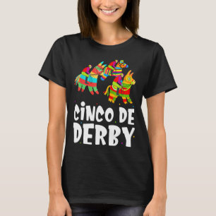 Camiseta Caballo de Carreras de caballos Vintage Cinco De D