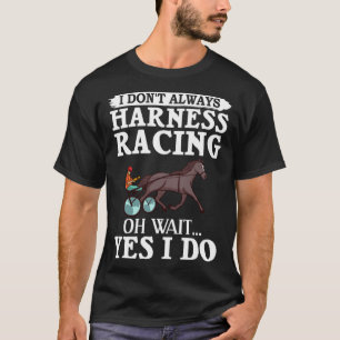 Camiseta Caballo de carreras de trote de carreras de arnés