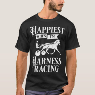 Camiseta Caballo de carreras de trote pista de carreras de