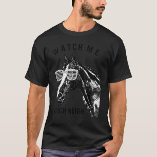 Camiseta Caballo de Carreras Mírame Relinchar Relinchar