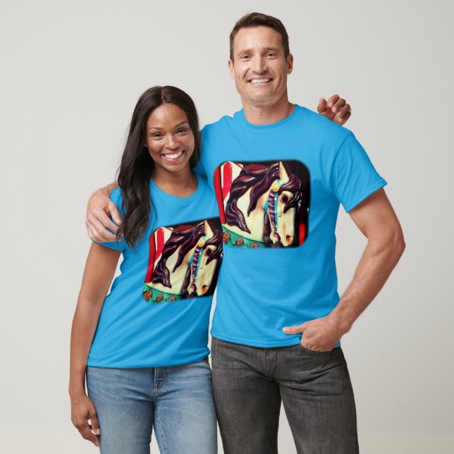 Camiseta Caballo de carrusel de acero silencioso (Unisexo)