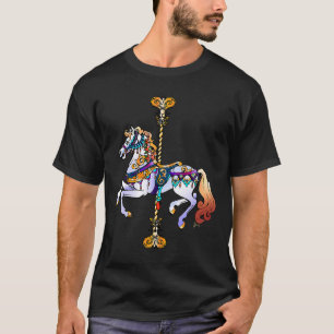 Camiseta Caballo de carrusel de caballos 186 Pony