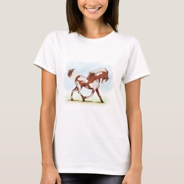 Camiseta Caballo de castaño con maní (Anverso)