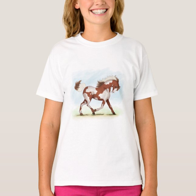 Camiseta Caballo de castaño con maní (Anverso)