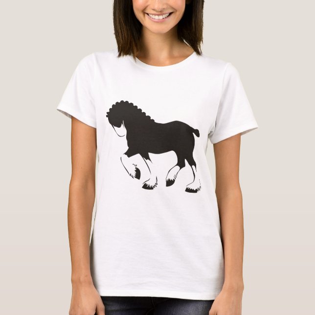 Camiseta Caballo de Clydesdale (Anverso)