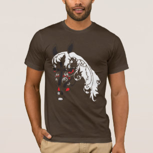 Camiseta caballo de cráneo de azúcar