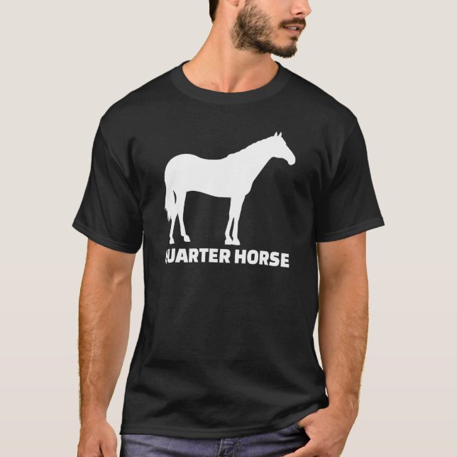 Camiseta Caballo de cuarto (Anverso)