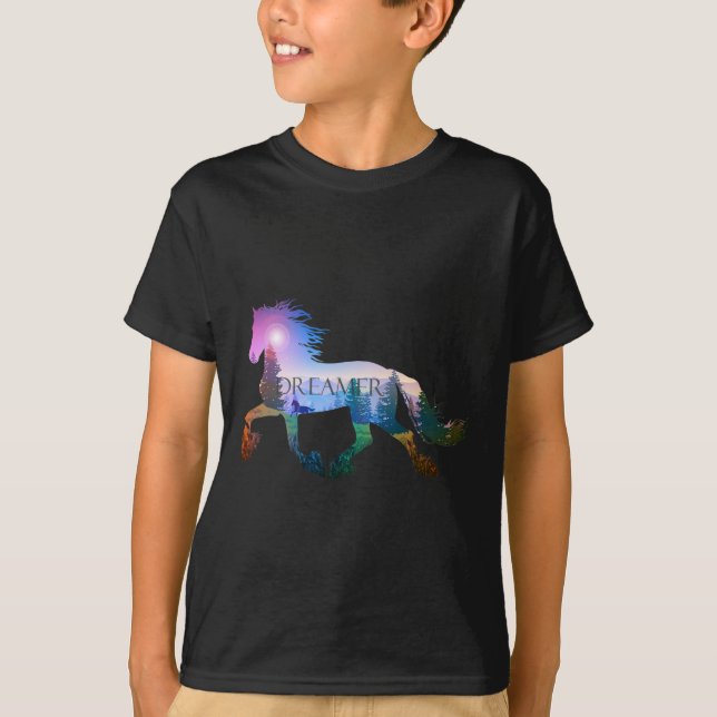 Camiseta Caballo de equitación (Anverso)