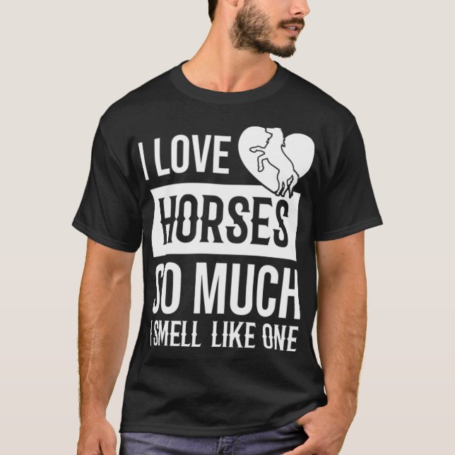 Camiseta Caballo de equitación (Anverso)