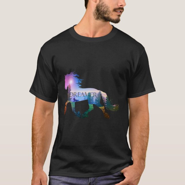 Camiseta Caballo de equitación (Anverso)