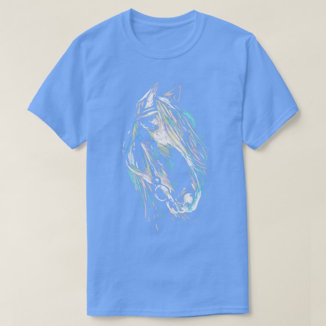 Camiseta Caballo de equitación1 (Diseño del anverso)