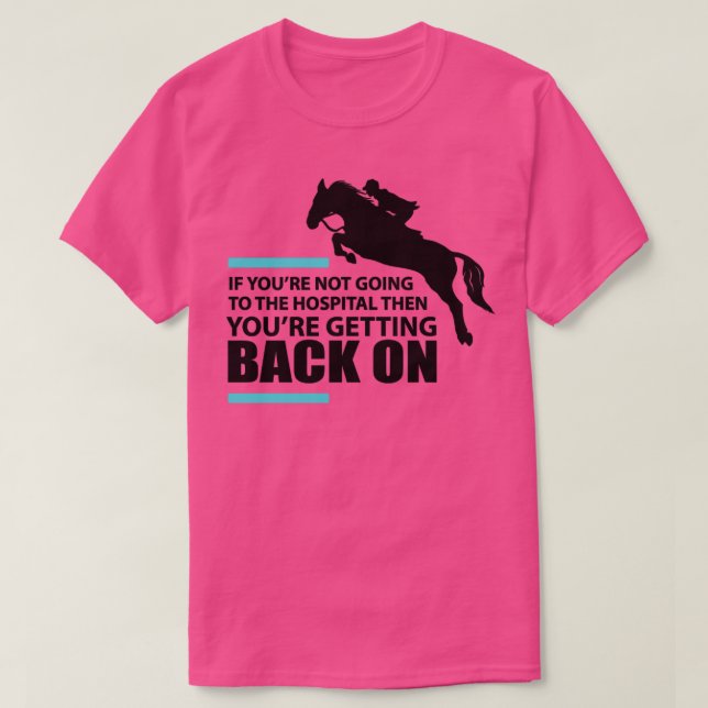 Camiseta Caballo de equitación3 (Diseño del anverso)