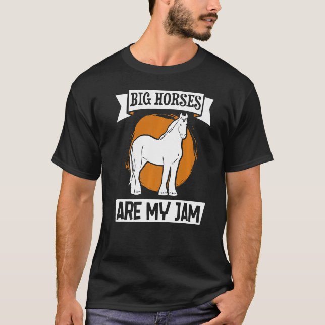 Camiseta Caballo de Escocia para caballos Clydesd (Anverso)