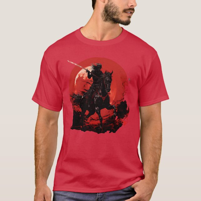 Camiseta Caballo de esqueleto Humano Esqueleto de caballo S (Anverso)