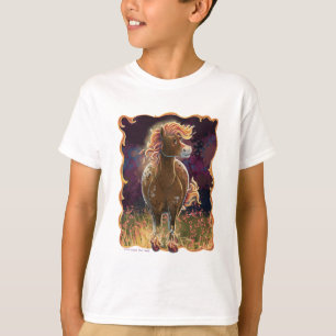 Camiseta Caballo de Fuego Lindo Delante y Detrás
