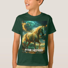 CAMISETA CABALLO DE FUEGO - ZODÍACO CHINO - 