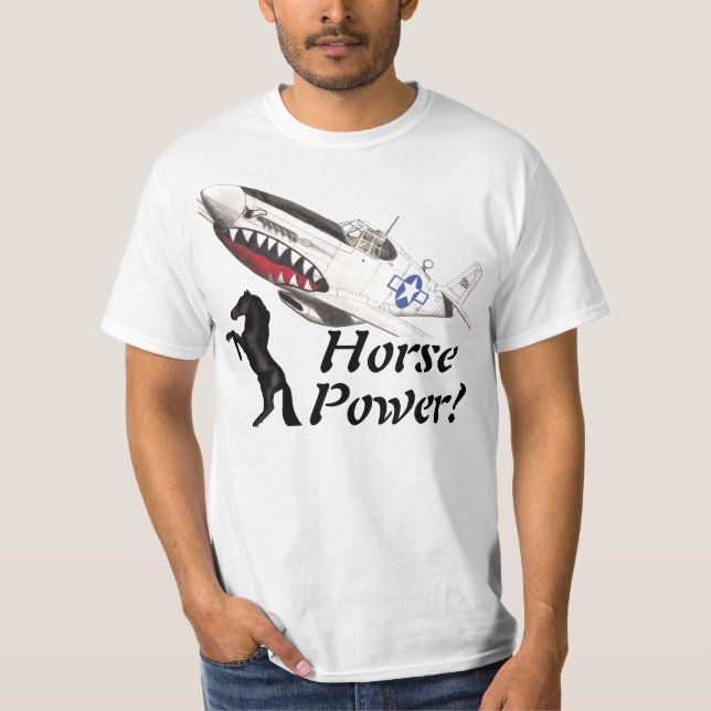 Camiseta ¡Caballo de fuerza! (Anverso)