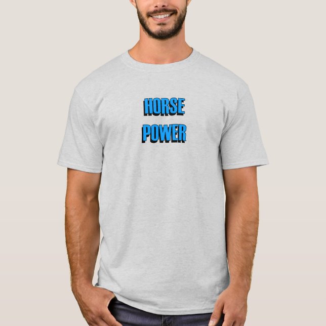 Camiseta Caballo de Fuerza (Anverso)