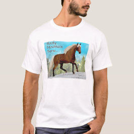 Camiseta Caballo de Gaited de la montaña rocosa