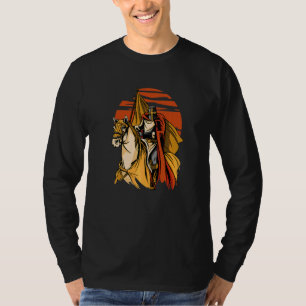 Camiseta Caballo de Guerrero Templario Antiguo  