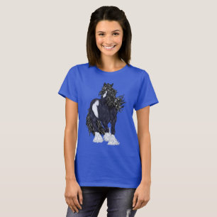Camiseta Caballo de Gypsy Vanner Draft