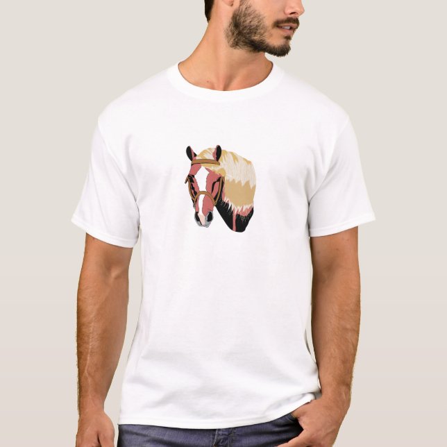 Camiseta Caballo de Haflinger (Anverso)