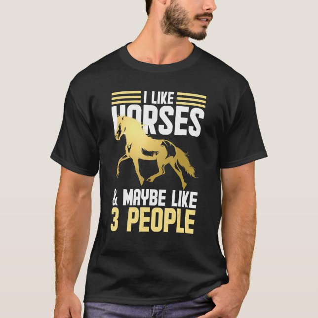 Camiseta Caballo de Idea Ecuestre Animal (Anverso)